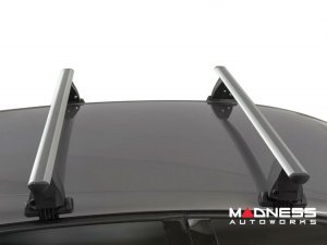 Alfa Romeo Giulia Roof Rack Cross Bars - for models w/o factory roof rails - Silver